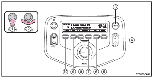 Toyota Aygo. Utilización de un reproductor portátil con Bluetooth activado