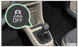 Volvo C30. Tecla para el sistema City Safe Drive