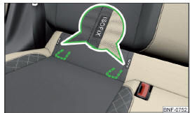 Volvo C30. Argollas de soporte del sistema ISOFIX