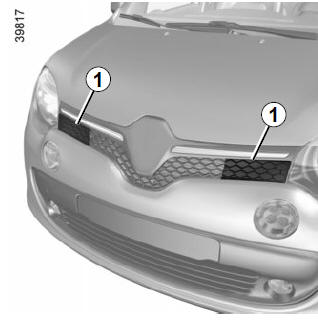 Renault Twingo. Bloqueo del capó
