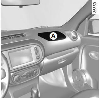 Renault Twingo. Airbags del conductor y del pasajero