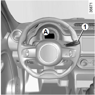 Renault Twingo. Visualizador