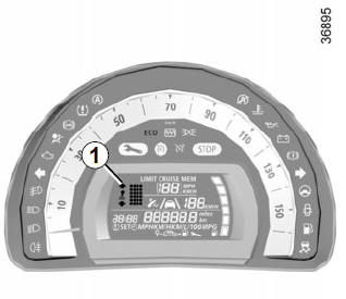 Renault Twingo. Indicador de cambio de velocidad