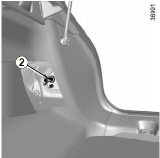 Renault Twingo. Luces de posición / stop e indicador de dirección